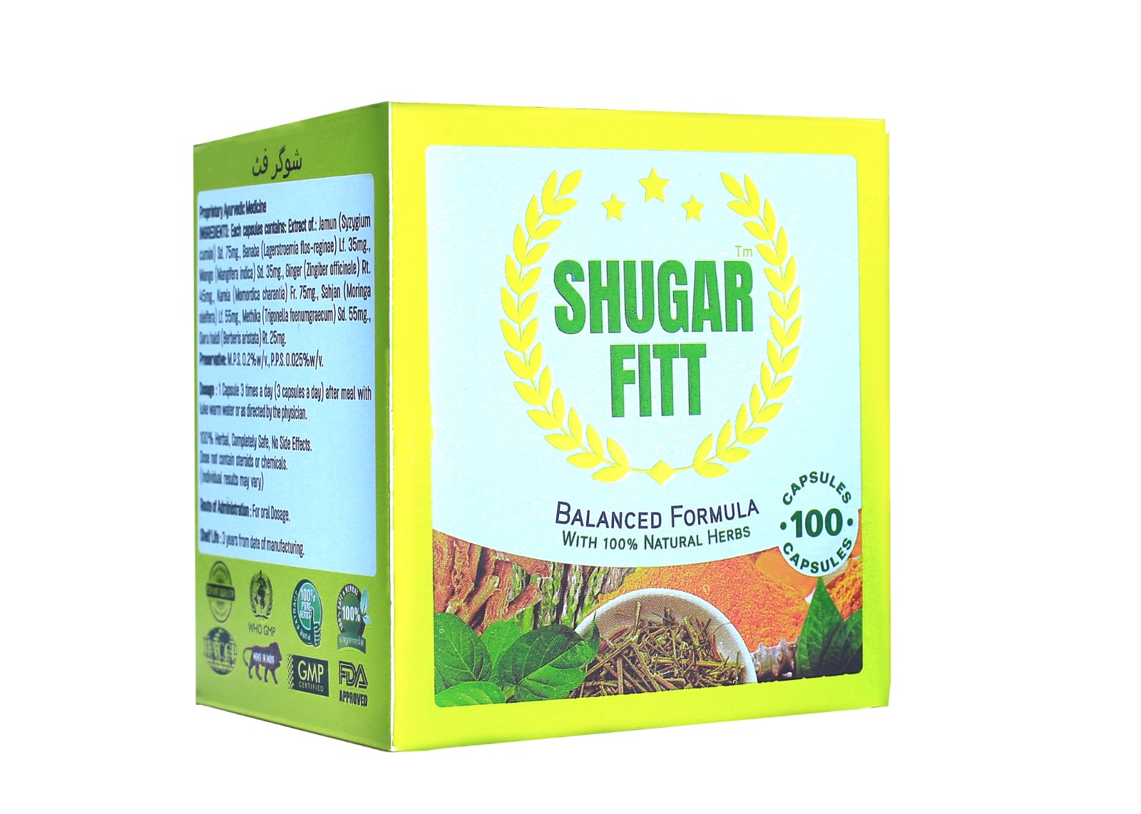 ShugarFitt premium formulation for natural diabetes treatment